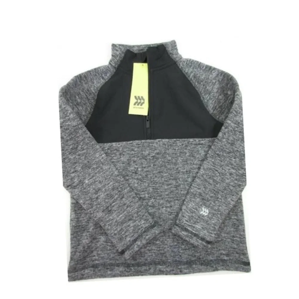 ⭐️Boy Long Sleeve‎ 1/4 Zip Pullover Fleece Sweatshirt